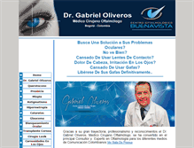 Tablet Screenshot of clinicaoftalmologicabogota.com